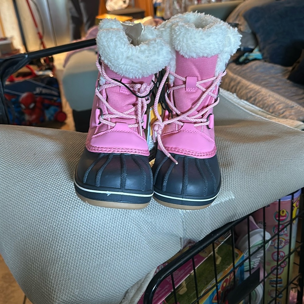 Gorls pink cat and jack boots